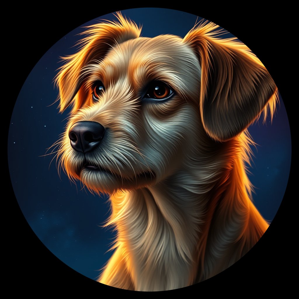 Cosmic medallion portrait of C10-Annies-Control-YT_C10-Annies-Control-YT