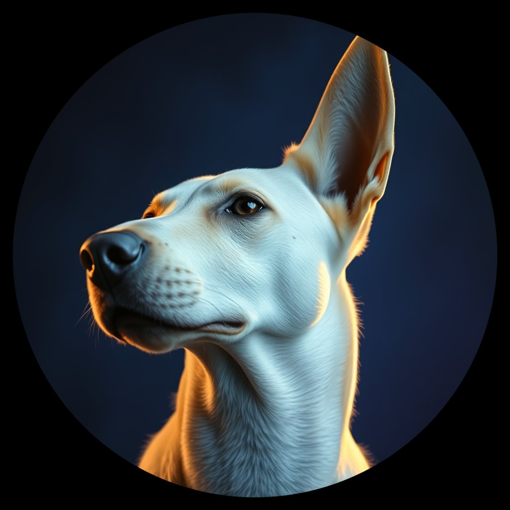 Cosmic medallion portrait of Chern_City_Chern_City_47, a Feral Dog Chernobyl