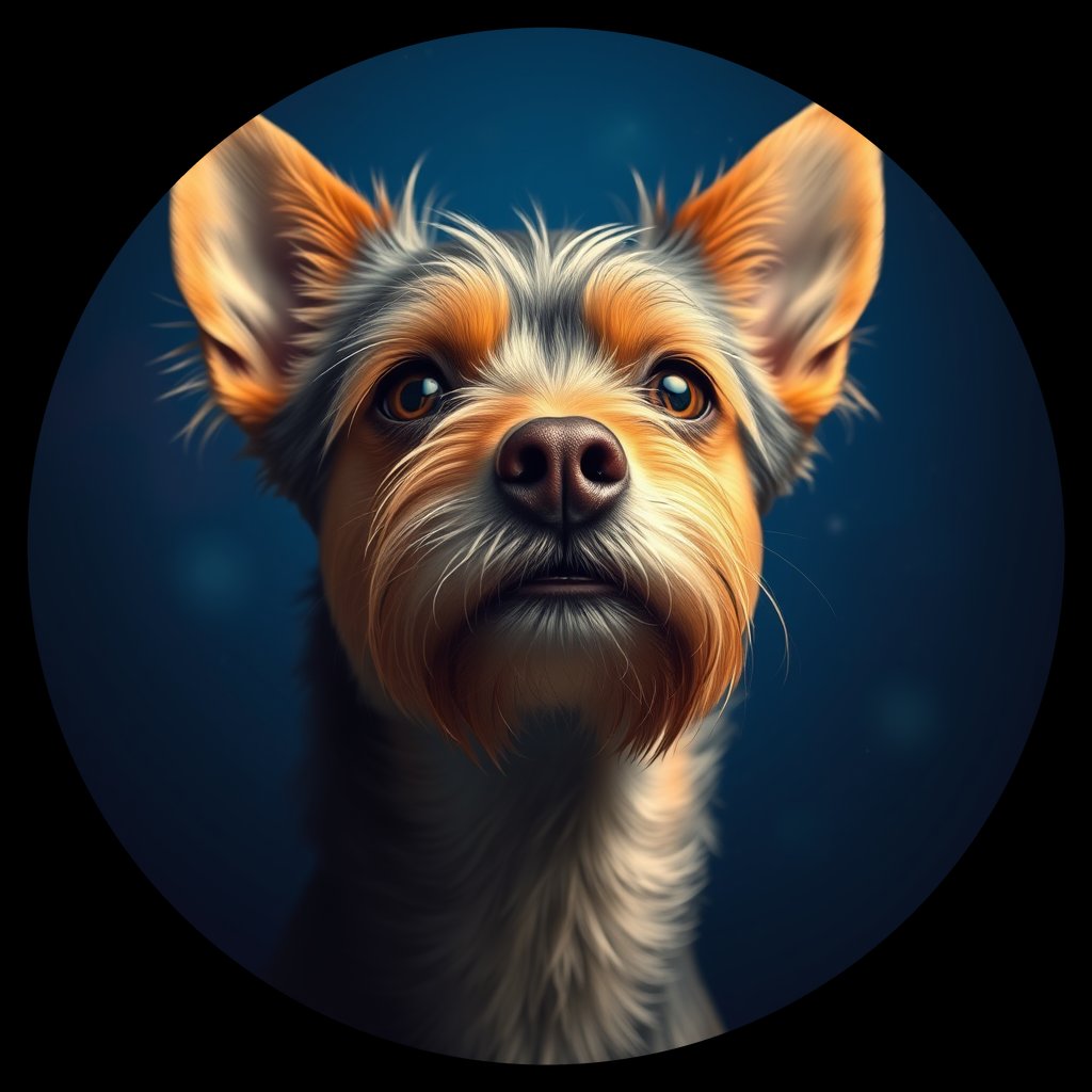 Cosmic medallion portrait of D8-Baylee-PSVA-YT_D8-Baylee-PSVA-YT