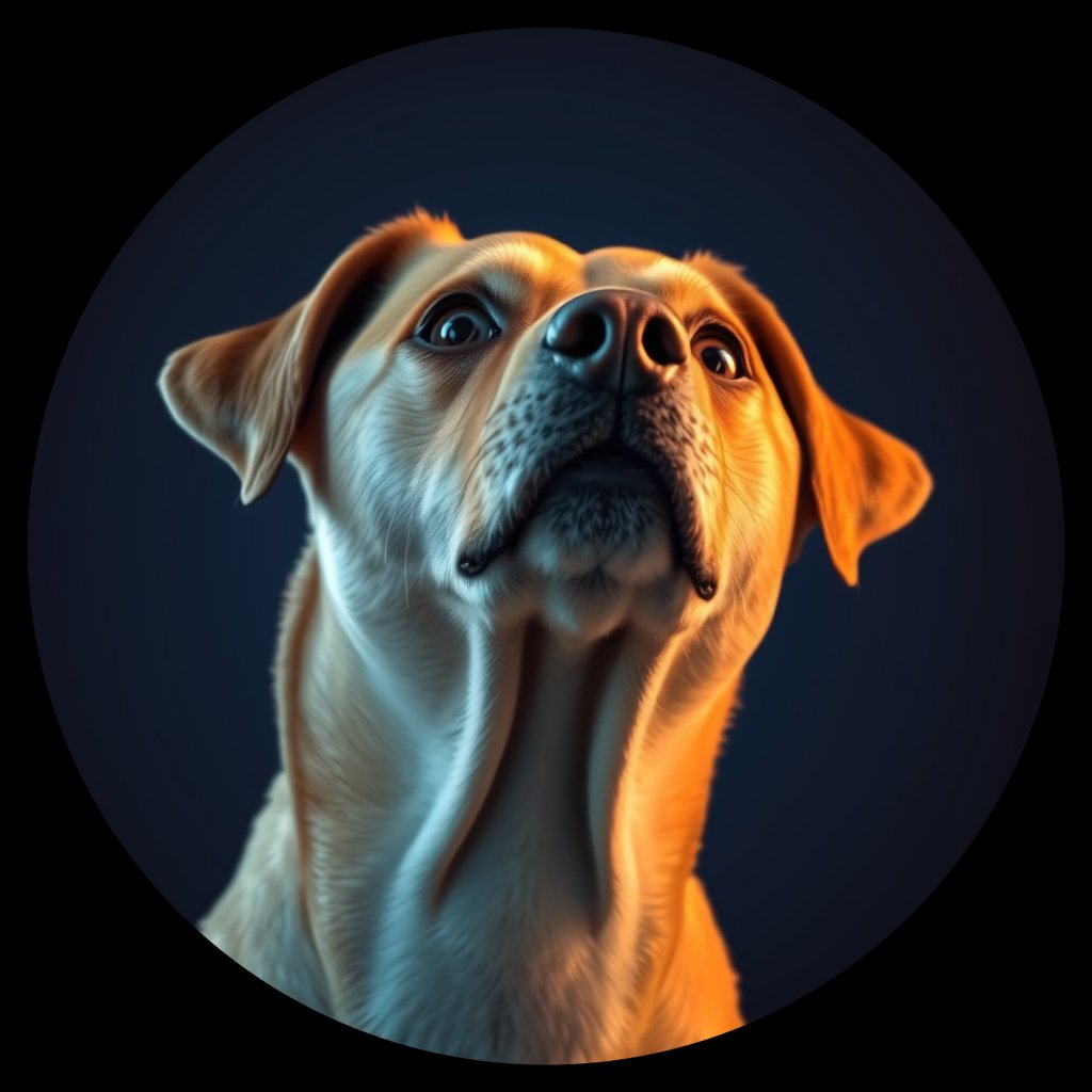 Cosmic medallion portrait of EAST_cd520, a Dingo East