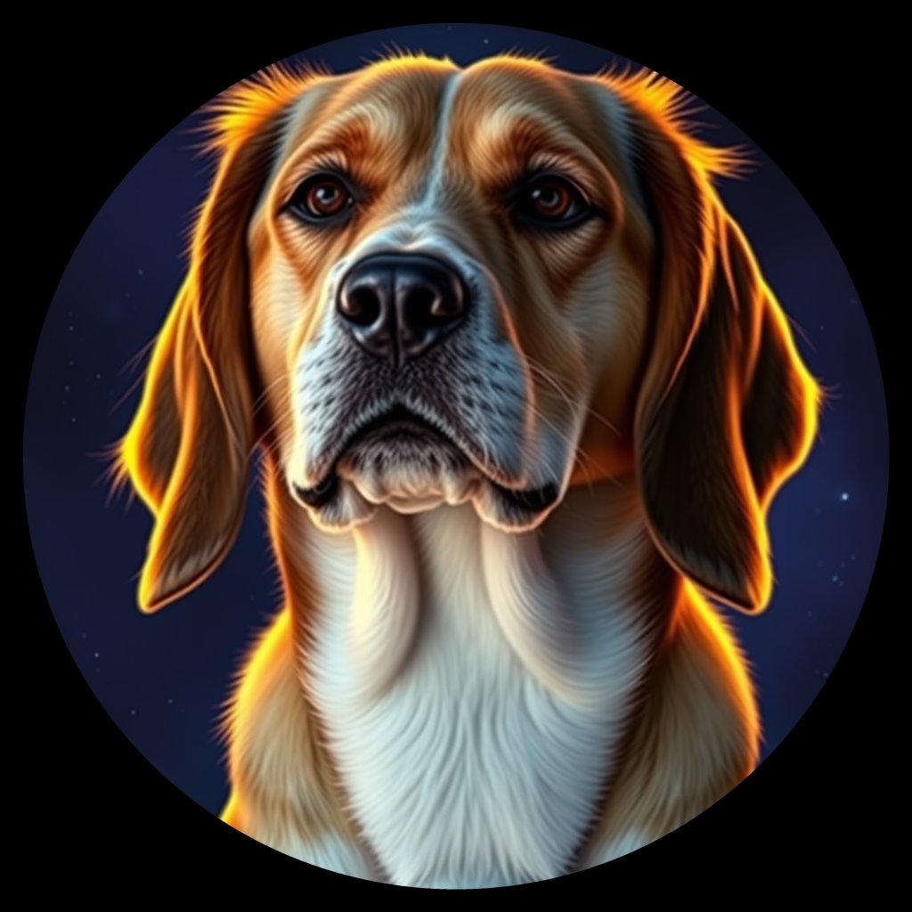 Cosmic medallion portrait of PFZ28B01_PFZ28B01, a Mix