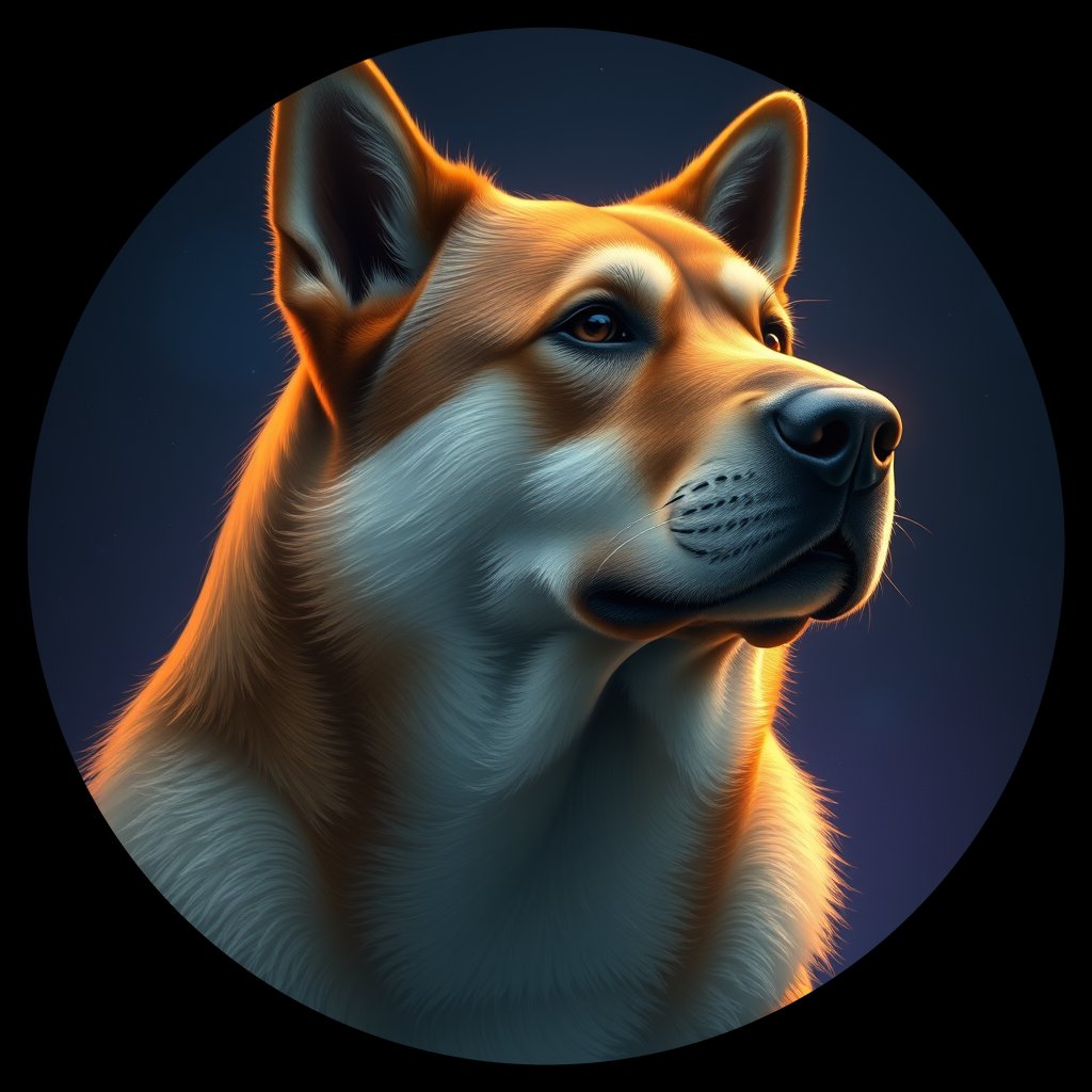 Cosmic medallion portrait of Taigan_TG6, a Taigan