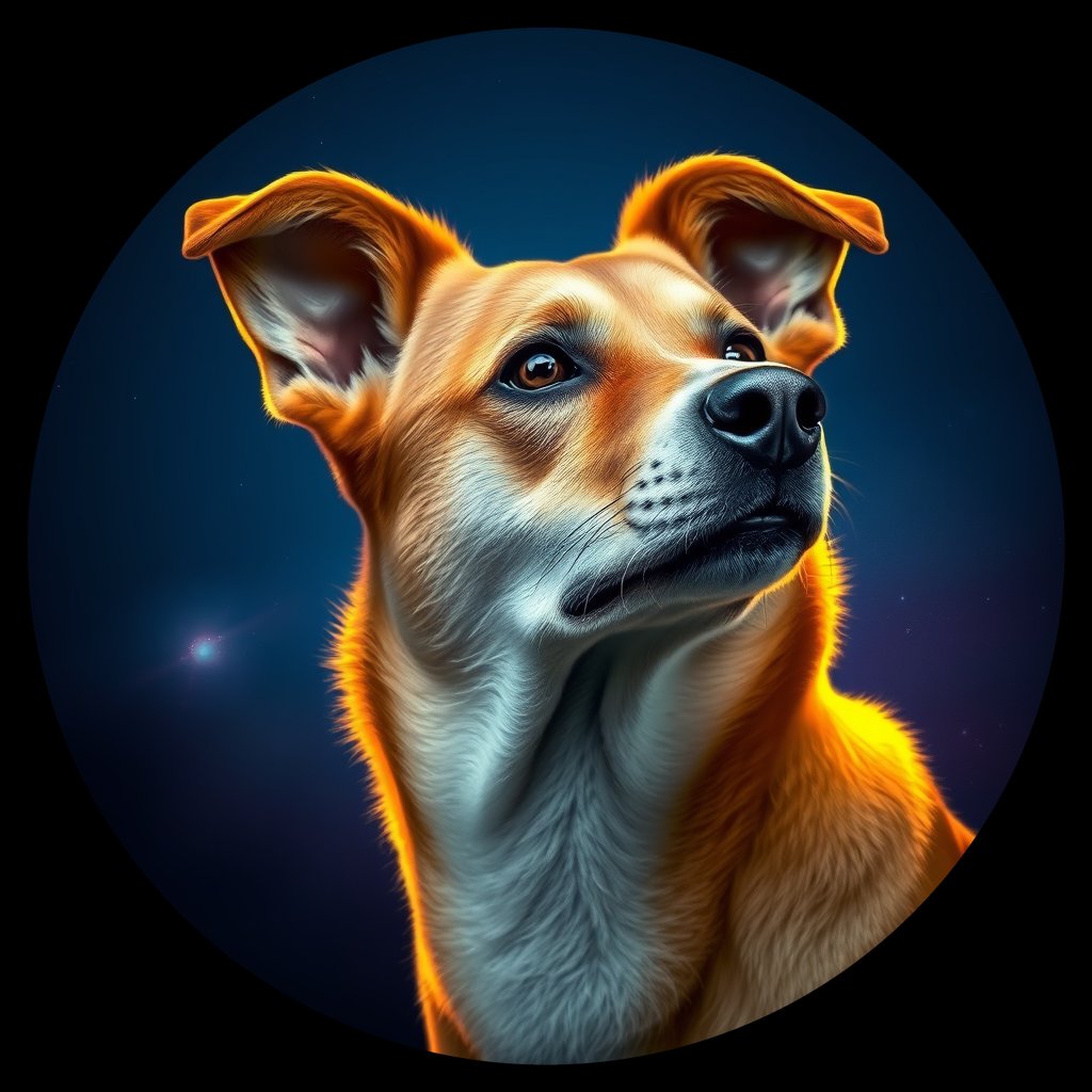 Cosmic medallion portrait of WEST_149.2, a Dingo West